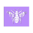 bumble bee stencil.stl Pochoir de bourdon