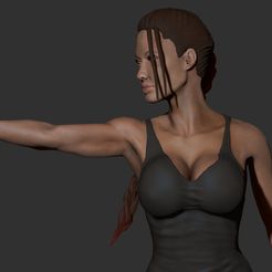 RenderTest1.jpg Lara Croft 3D Print
