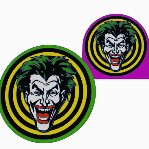 🃏 2x JOKER (Batman 1989) Jacket Logo Display by