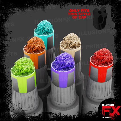 SPACE TYRANT HEAD - AK INTERACTIVE QUICK GEN COLOUR COLOR TRANSLUCENT BOTTLE SWATCH SUPER MINI CAP - 18ML