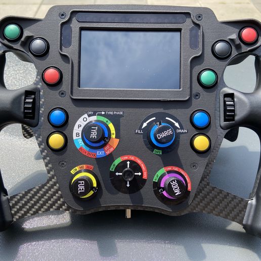 🛞 RBR F1 DIY Steering Wheel・Free STL File for ・Cults