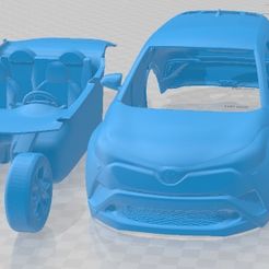 Toyota-C-HR-2020-Partes-1.jpg 3D file Toyota C HR 2020 Printable Car・3D printing template to download