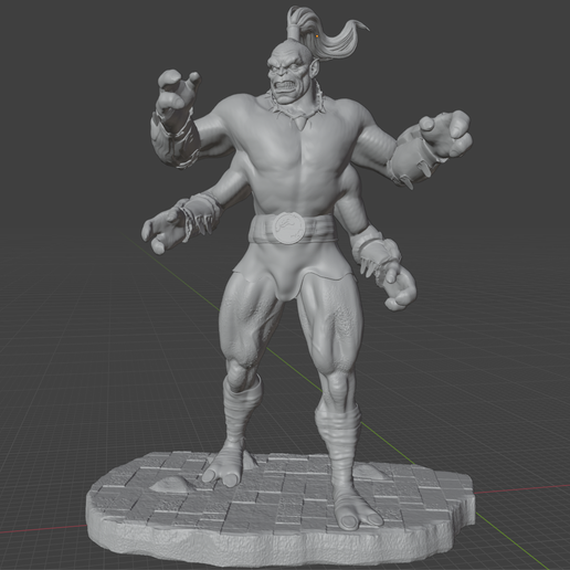 Life-Size Goro (Mortal Kombat) – 2500mm - 3D model önizlemesi