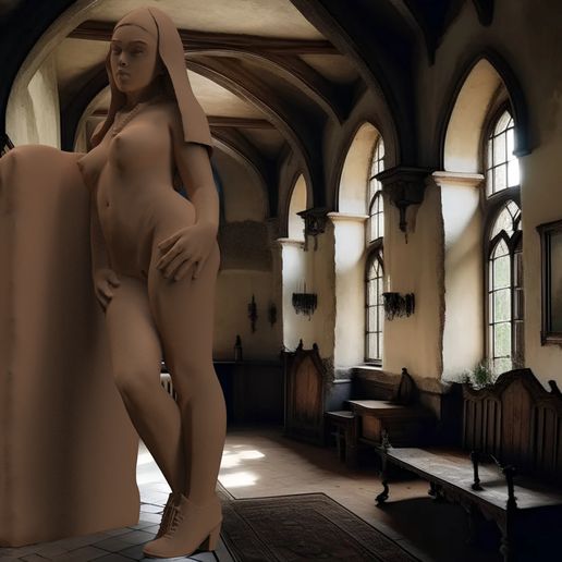 Quiet Sister - Nun - 3D Model