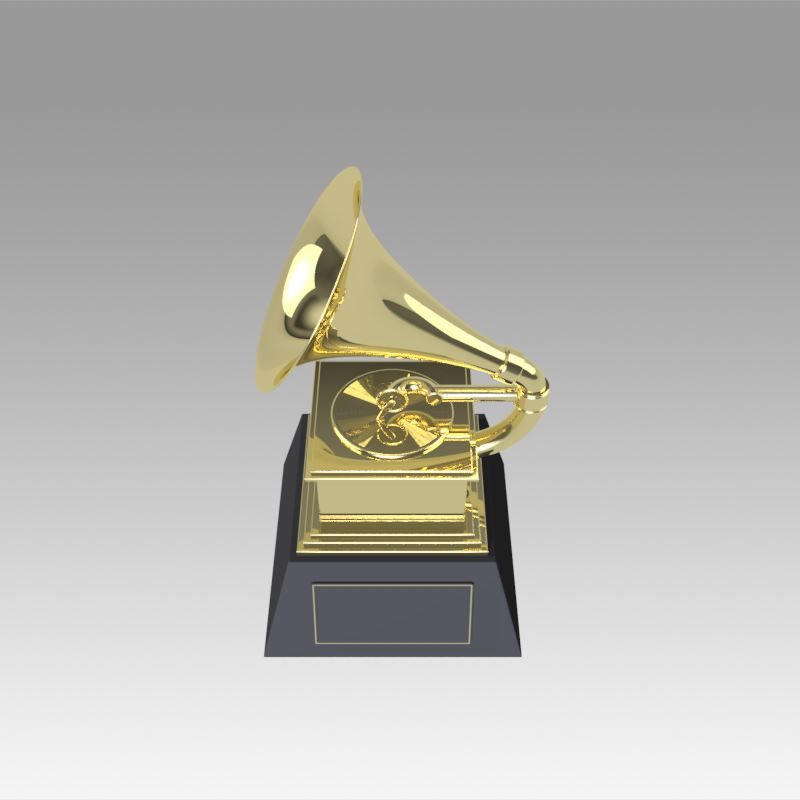 3.jpg Datei OBJ Grammy award herunterladen • Modell für den 3D-Druck, Dufe