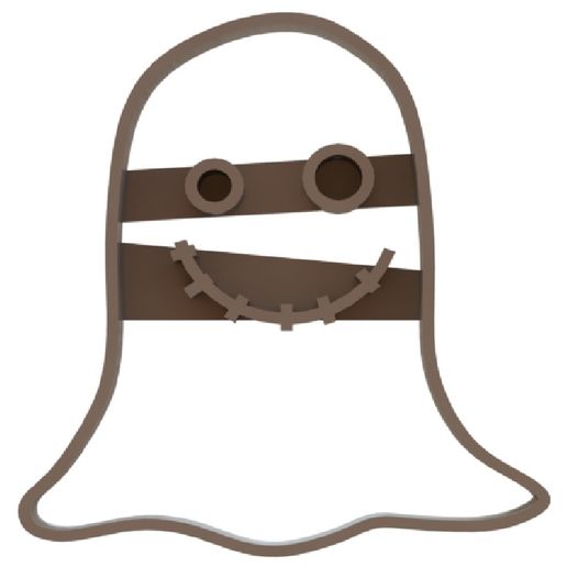 1.jpg Download STL file Ghost cookie cutter • 3D printing design, Marbor0