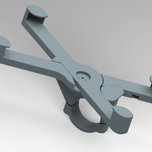 Mobile phone bycicle mount (Xiaomi Redmi Note 4) 154x79x12mm mobile size 3D model