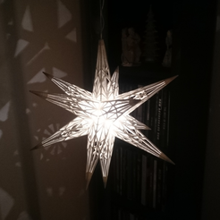 Capture d’écran 2017-06-02 à 14.59.25.png Free STL file Star Light (Weihnachtsstern)・3D printing model to download