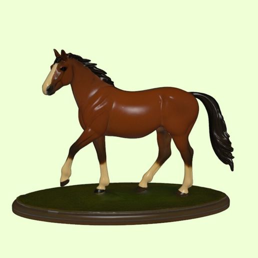 Majestic Gallop – Realistic Horse Figurine 3D model