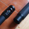 airsoft-cheytac-m3-beside-brake.jpg Airsoft Cheytac M3 over brake suppressor
