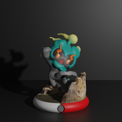 Marshadow.png STL file Marshadow pokemon 3D print model・3D printer design to download