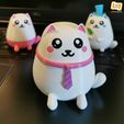 pict16.jpg 3D-Datei So Kawaii Katze super niedlich und lustig [Sparschwein, Box, Topf, dekorative Figur]・3D-druckbares Design zum Herunterladen