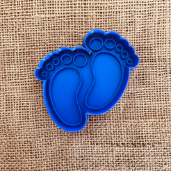 PIES.png BABY SHOWER FOOT COOKIE CUTTER COOKIE CUTTER