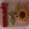 Esperanza2.jpg Sunflower Hope Keychain