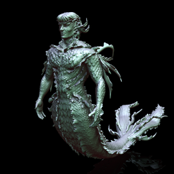 Mermaid-man.29.png Файл 3D Mermaid man・Модель 3D-принтера для скачивания