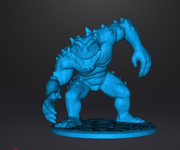 STL file SLAAD FROG CREATURE MINIATURE MODEL FOR FANTASY GAMES DnD AND ...