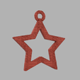 20.png Hollow christmas star X76
