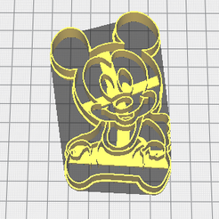 babymickey.png Baby Mickey Cookie Cutter