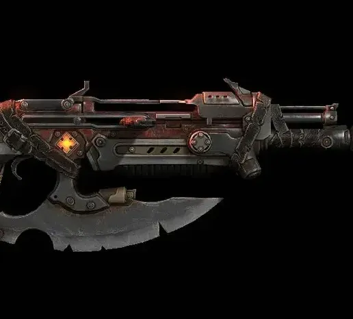 🔫 Breechshot 3d model Gears Of War 1:12・Fichier OBJ pour Impression 3D ...