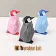 3Low_Poly_Penguin_Chick_puzzle.jpg 🐧🐣Low Poly Penguin Chick Puzzle (Emperor Penguin)