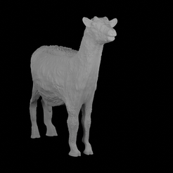 01-Cabra.png STL file Pregnant Goat・3D printing design to download