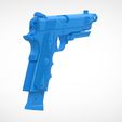 041.jpg Modified Remington R1 pistol from the game Tomb Raider 2013 3d print model