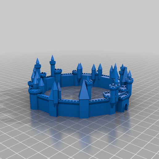 Highgarden walls - 3D model önizlemesi