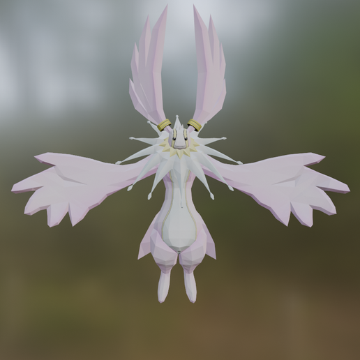 🐇 CHERUBIMON SACRED RABBIT・Free STL File for 3D printing・Cults