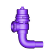 Scarico_SX (wastegate).stl FORD MUSTANG HOONICORN V2 - ENGINE