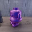 untitled2.jpg 3D Man Vase or Holder With Stl File, 3D Home Decor, Decorative,Pen Holder, Desk Organizer, Person Figure, 3D Printed Decor, Vase Stl