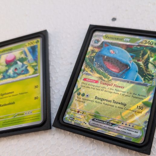 3 pokemon card frame 🐉 TCG Frames・ STL File for 3D printing・Cults pokemon card frame 3 Pokémon