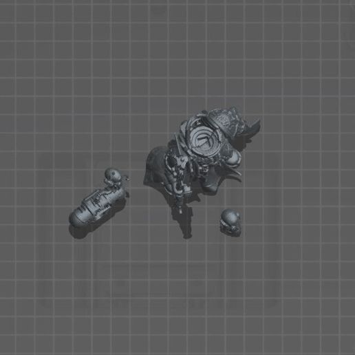 Mater_clock.jpg Clock master style miniature stl space marine  wargame tabletop STL