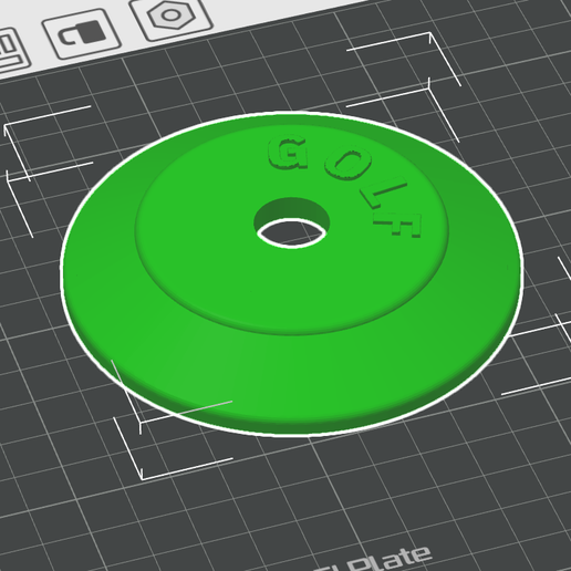 volkwagen golf mk1 fuel tank filler cap - 3D model önizlemesi