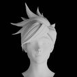 il_1140xN.2443493677_d6x2.jpg Overwatch Tracer Lifesize Head Sculpt 3D Print Files (Download files) statue figure video game digital pattern 3D printing