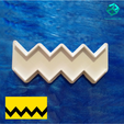 zigzag.png ZIGZAG SNOOPY COOKIE CUTTER