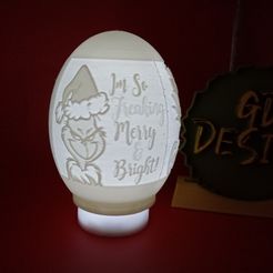 IMG_20231109_141133219.jpg Christmas Ornament (Grinch egg) table light tea light