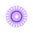 Roue_22_dts-_Largeur_fixe.stl Roues de codage pour détecteur de brouillage Ø1,75