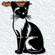 project_20231111_2335488-01.png siamese cat wall art siamese kitty wall decor cat decoration