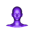 6.stl SET 8 HEADS 3D HEAD FACE FEMALE CHARACTER WOMEN TEENAGER PORTRAIT DOLL BJD LOW-POLY 3D MODEL