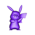 Pikachu.stl Pikachu Evolution- FAN ART - POKÉMON FIGURINE - 3D PRINT MODELHERACROSS