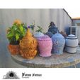IFatum Iornax Miniatures Jars bundle with flower pots and dice tower
