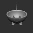 Cat-pot-front.jpg Archivo STL gratis Comedero para gatos・Modelo de impresión 3D para descargar