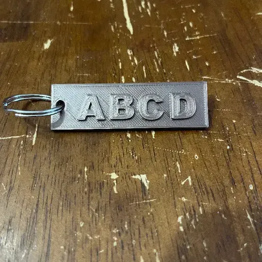 🗝️ Customizable Keychain・ STL File for 3D printing・Cults