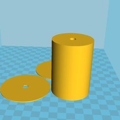 Free STL file Filament spool holder roller with bearings 625 and 688 🪢・3D  print model to download・Cults