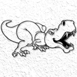 project_20230218_1508186-01.png T-Rex Dinosaur Wall Art Dino Wall Decor