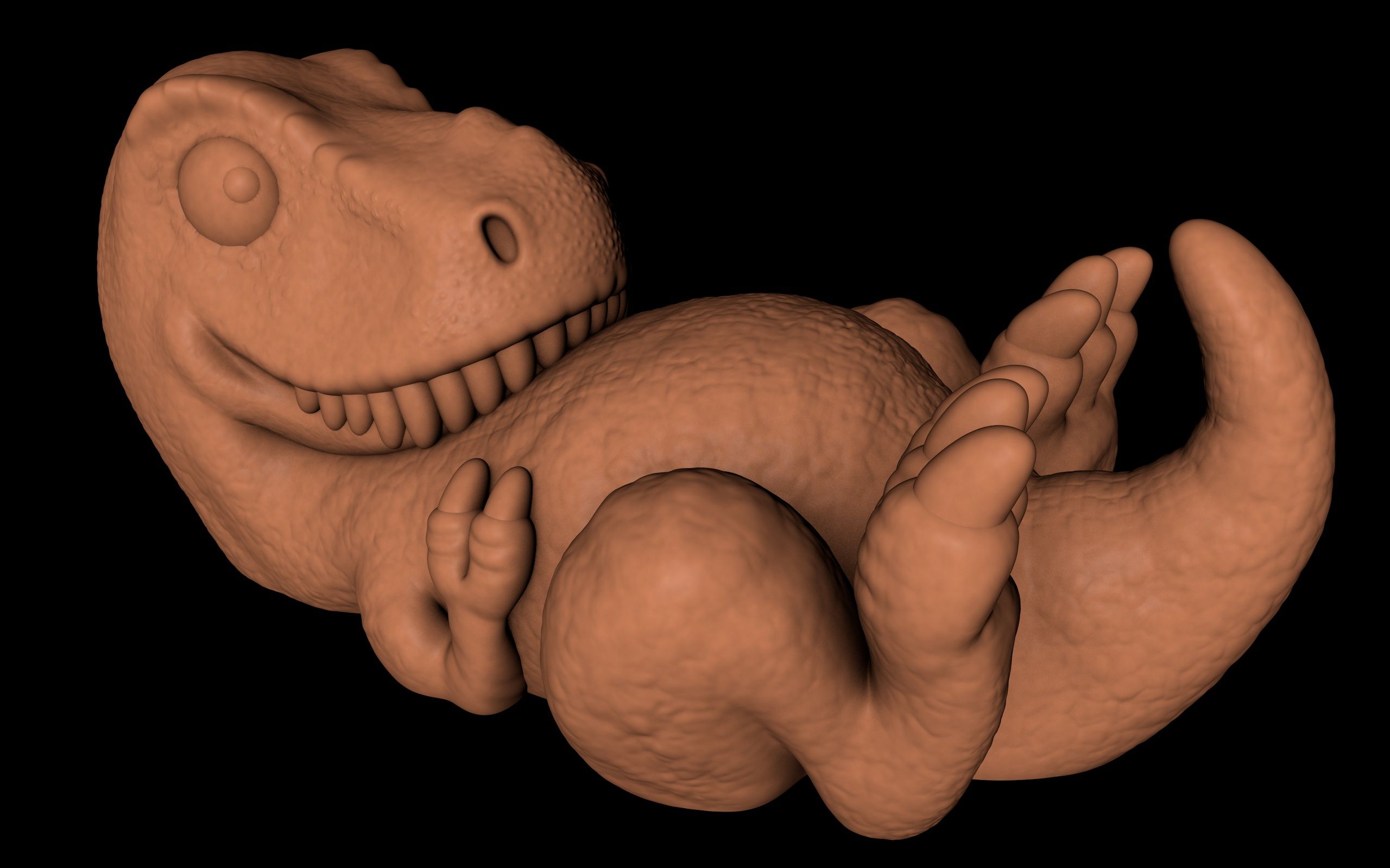 T-Rex.jpg STL file T-Rex (Easy print no support)・3D printing design to download, Alsamen