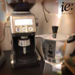ie-601020-AdaptateurSageBialetti-01.jpg STL-Datei Sage SmartGrinder/Bialetti Moka Express-Adapter kostenlos・Vorlage für 3D-Drucker zum herunterladen