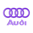 audi.STL Audi logo