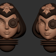 head10.png Space nuns alternative heads 3D print model