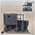 2.jpg Ruined desert building with wooden frame and intact upstairs terrace (19) - Canyon Sandy Landscape 28mm 15mm RPG DND Nomad Desertland African Middle East
